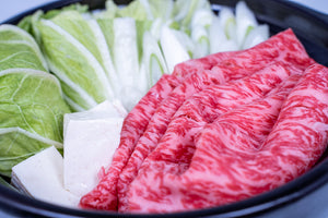 常陸牛霜降りロース すき焼き・しゃぶしゃぶ用 500g