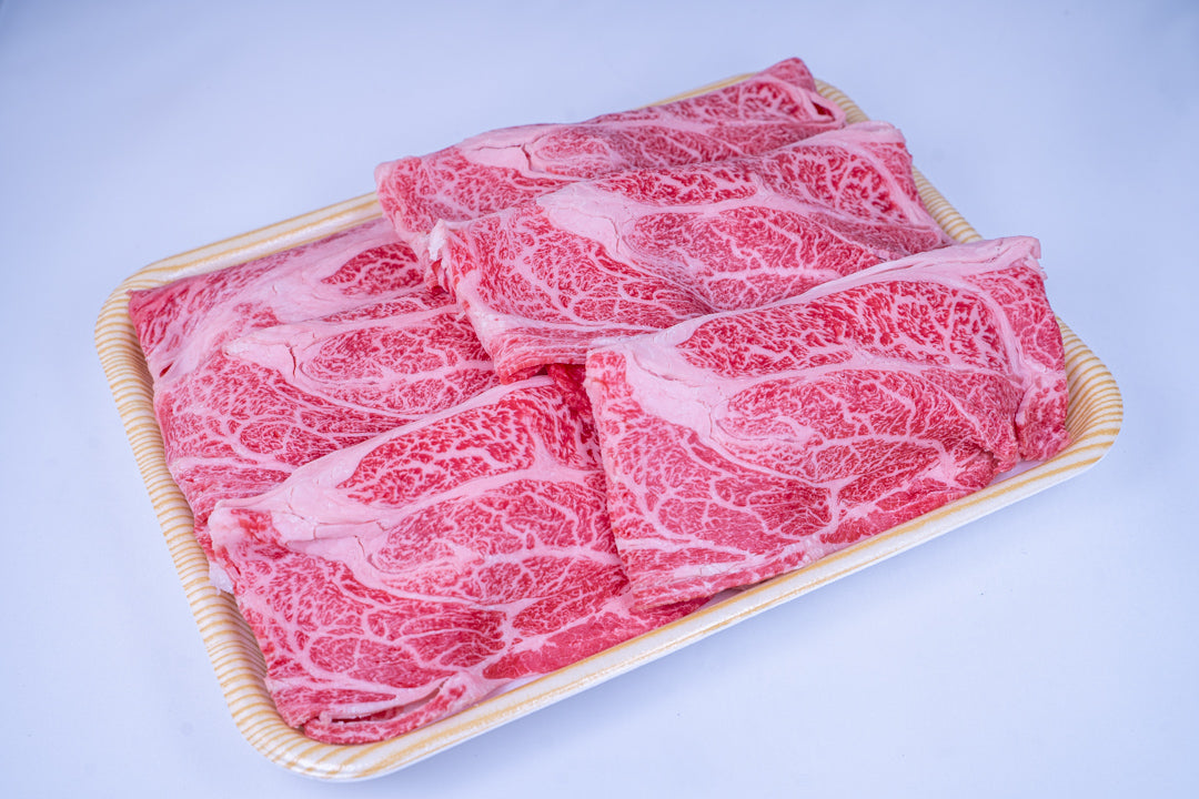 すき焼き、しゃぶしゃぶに！常陸牛肩ロース すき焼き用 500g